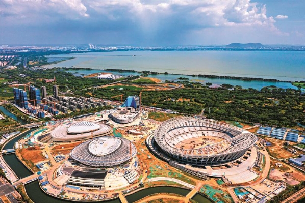 奧體中心“一場(chǎng)兩館”全速推進(jìn)